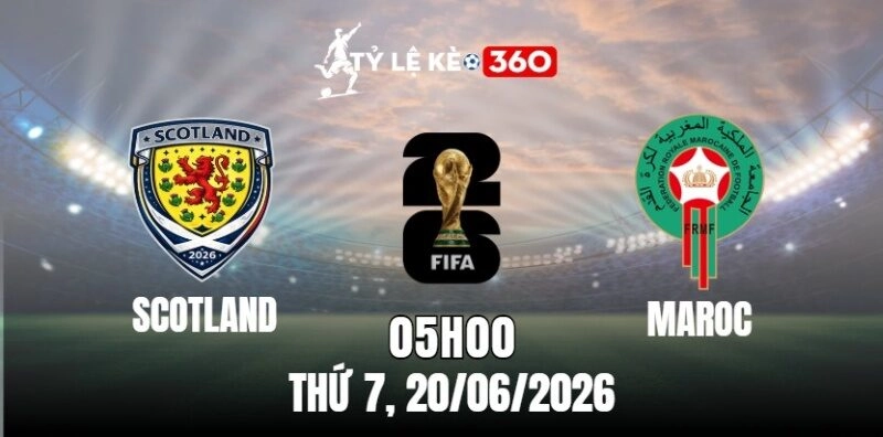 Tran Dau Scotland Vs Maroc Worldcup 2026